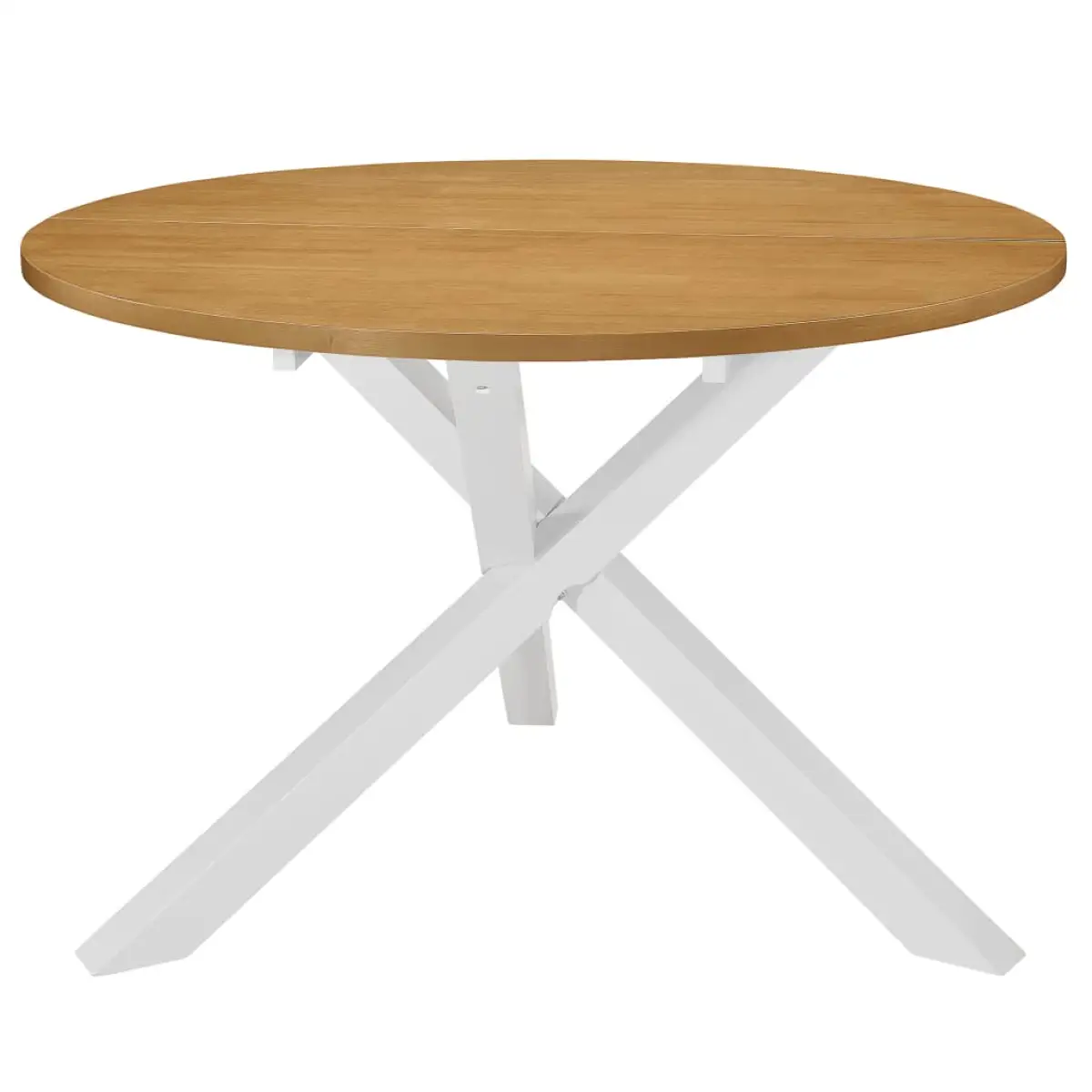 vidaXL vidaXL Dining Table White 120x75 cm MDF - Dining Table