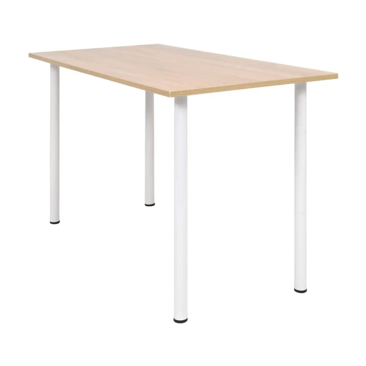 vidaXL vidaXL Dining Table 120x60x73 cm Oak and White - Dining Table