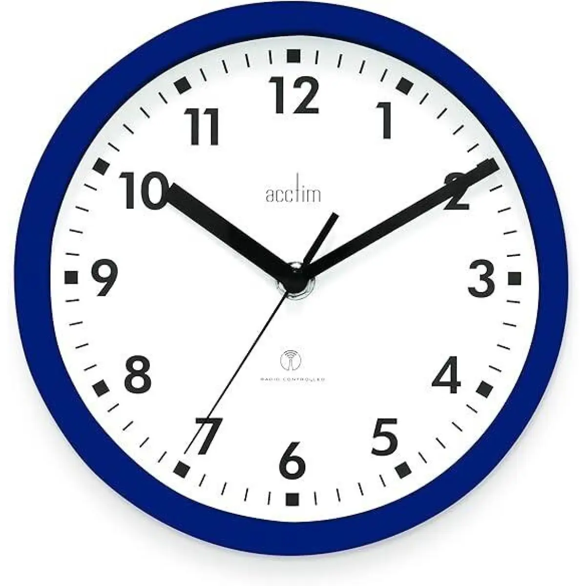 ACCTIM Acctim Nardo 20cm Radio Controlled Blue Wall Clock 74669 - Clock