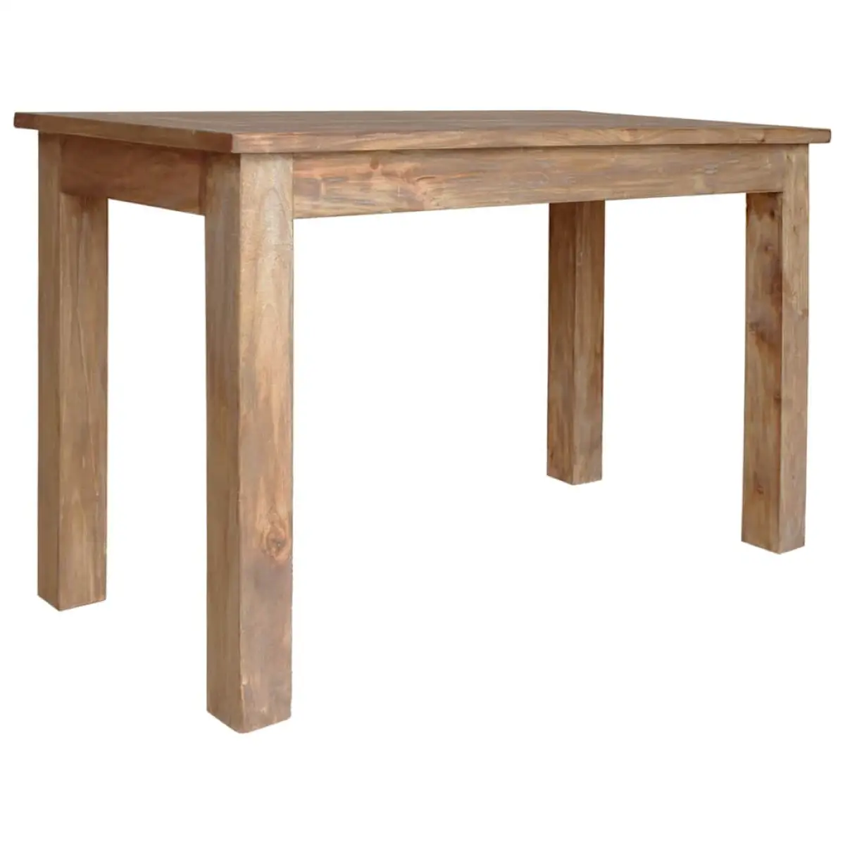 vidaXL vidaXL Dining Table Solid Mahogany Wood 120x60x77 cm - Dining Table