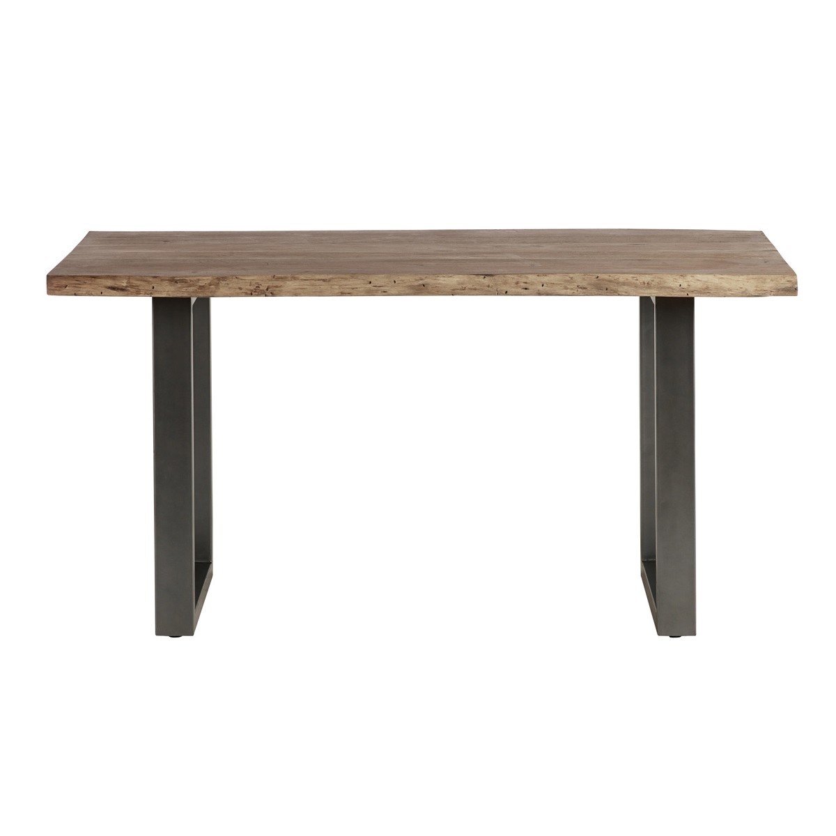 Baltic Dining Table 1.5m Live Edge With Metal Legs Modern - Indian Hub - Home Symphony