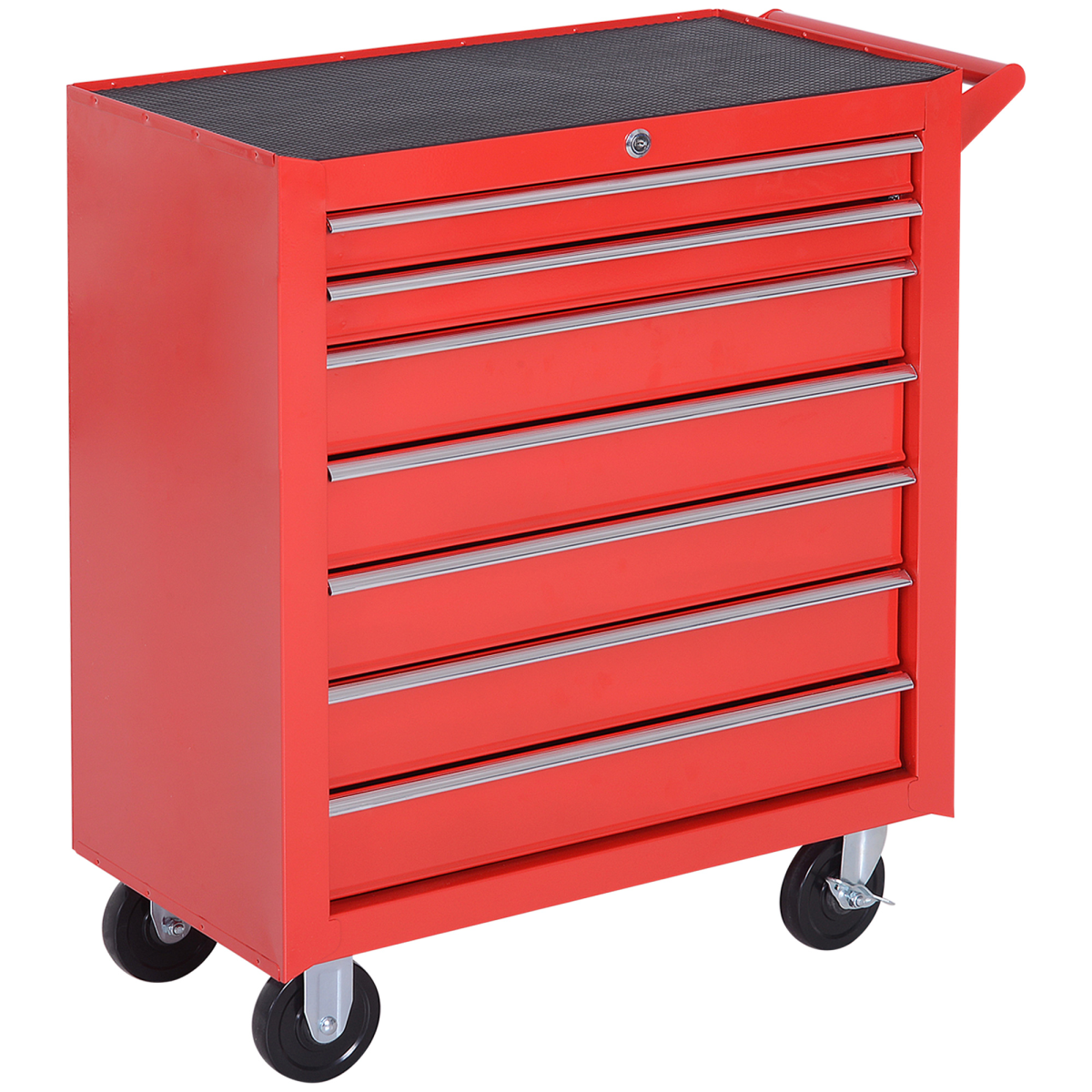 Durhand Roller Tool Cabinet 7 Drawer Garage - Homcom - Home Symphony