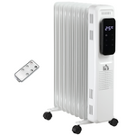 HomCom Oil Radiator 9 Fin Remote Timer Home - HOMCOM - Home Symphony