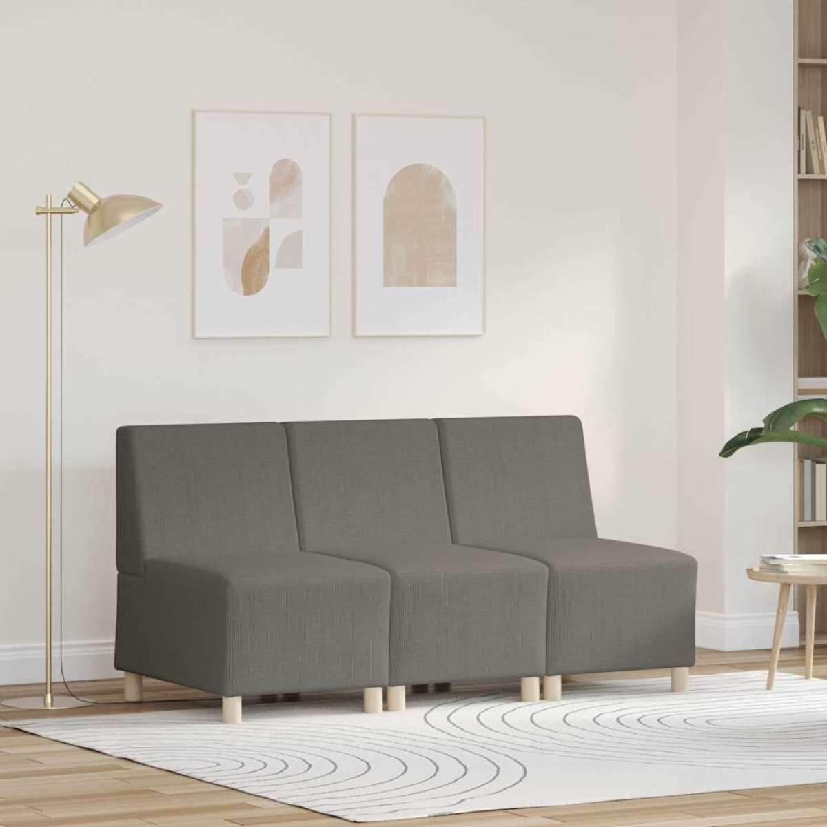 VidaXL Modular Sofa Unit 55x74x82cm Armless Design Home - vidaXL - Home Symphony