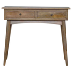 Artisan Console Table 2-Drawer Solid Wood Hallway by Artisan Furniture