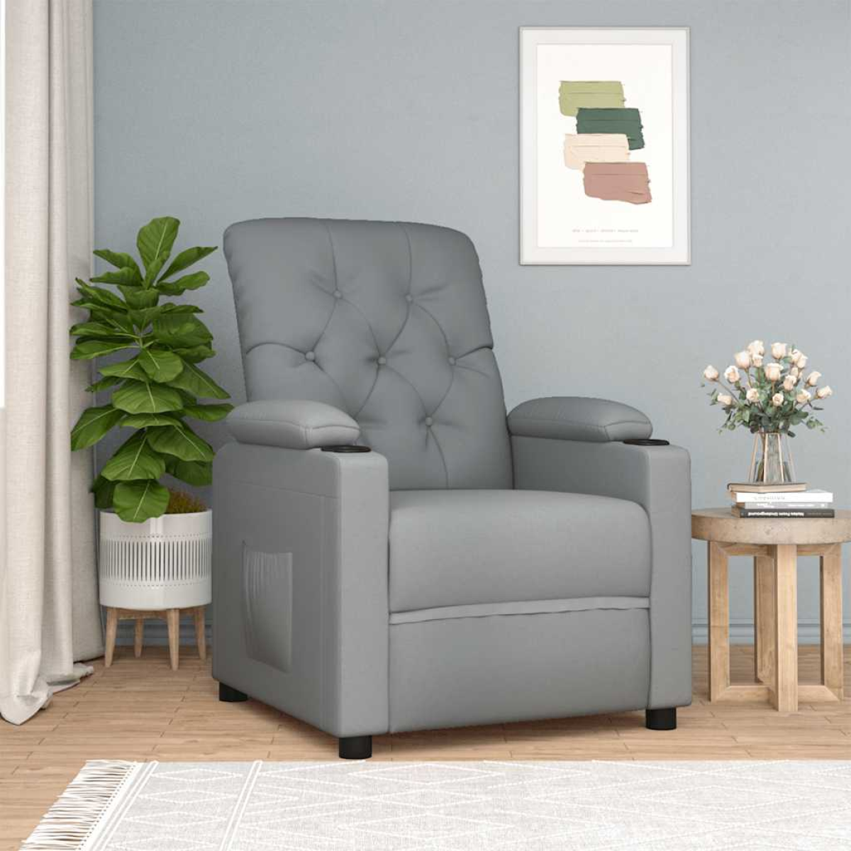 vidaXL Recliner Chair Soft Fabric For Living Room Comfort - vidaXL - Home Symphony