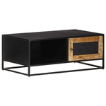 vidaXL Coffee Table 90x50x35 cm Rough Mango Wood by vidaXL