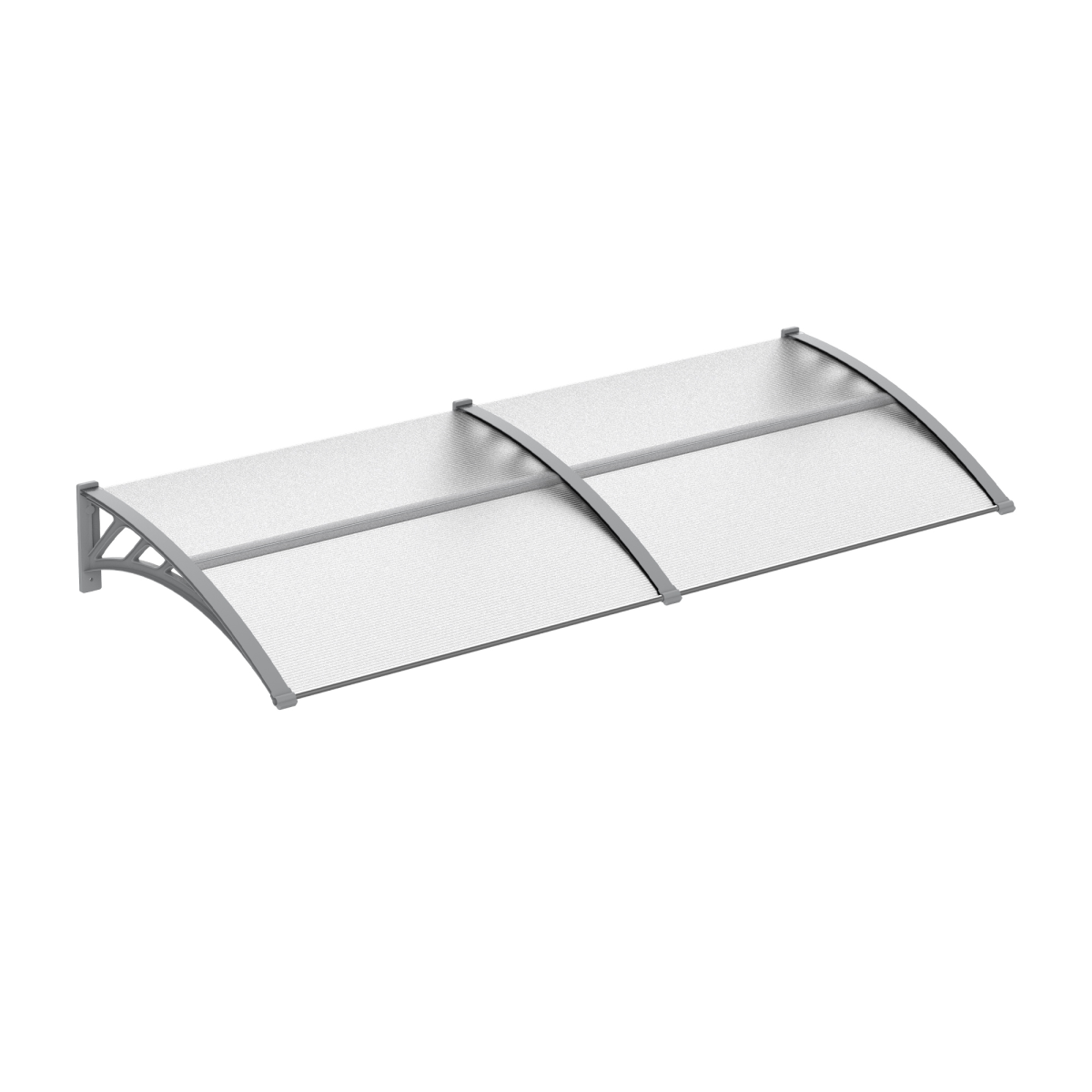 Premium Door Canopy Awning Clear UV Shield Home - Outsunny - Home Symphony