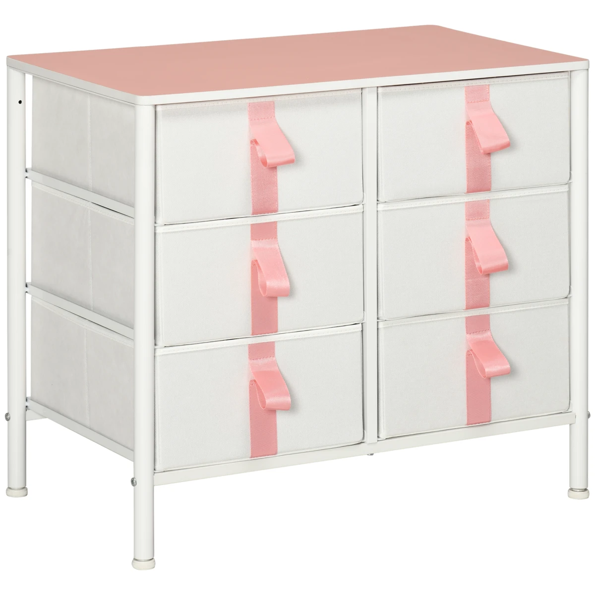 Premium Chest Six Drawer Fabric Drawers Nursery by Unbranded