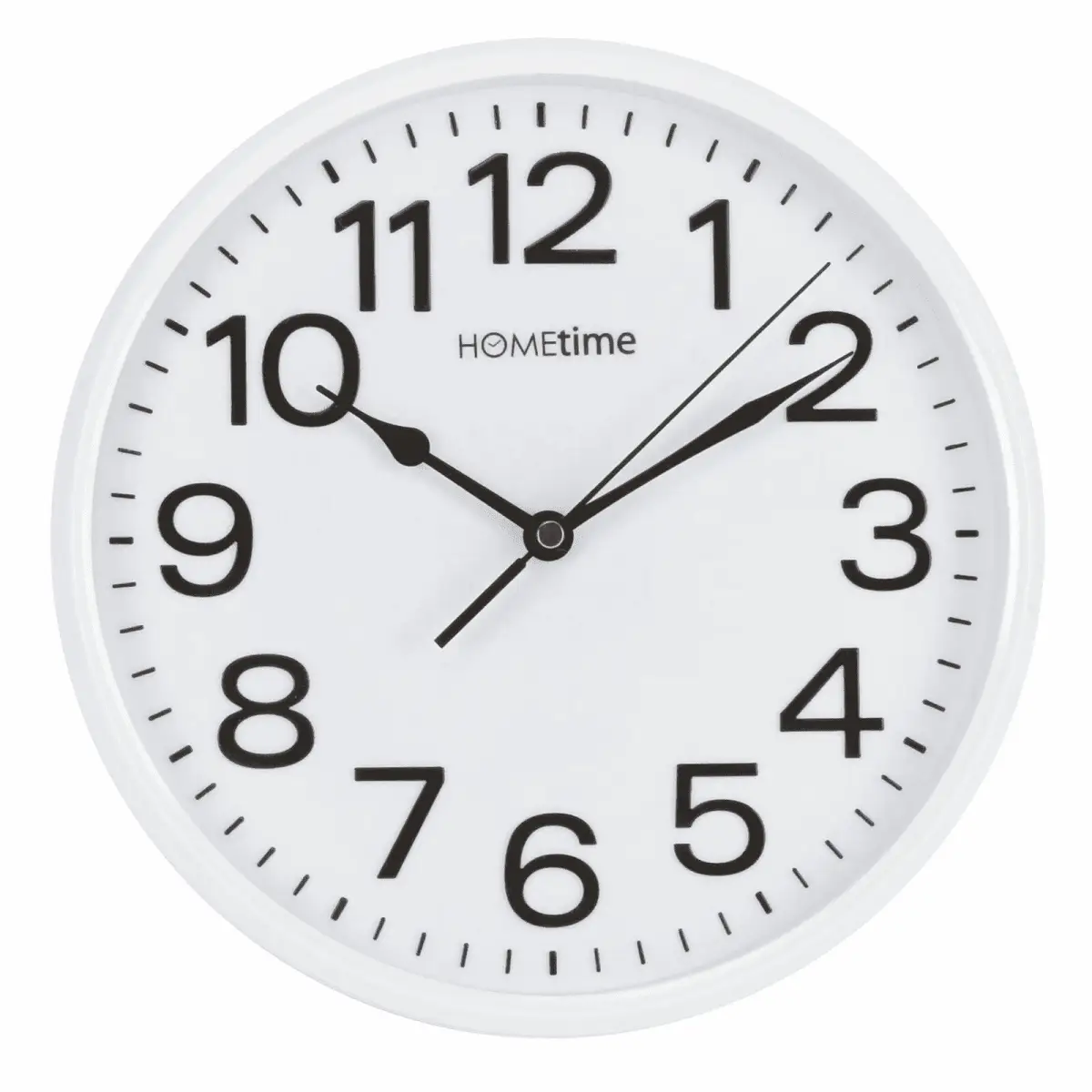 WIDDOP Hometime 10" Wall Clock with Sweep - White - Clock