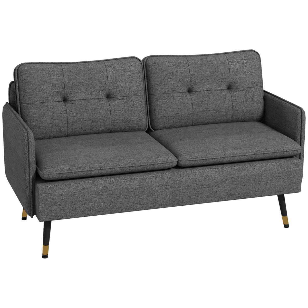 Premium Two Seater Sofa Compact Padded Comfort For Home Use - HOMCOM - Home Symphony