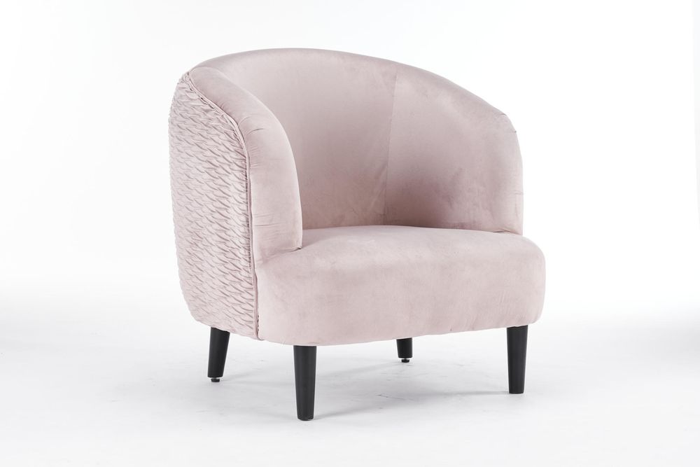 77CM GREY VELVET ARM CHAIR - Armchair from MSL