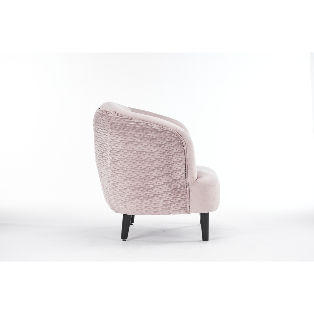 77CM GREY VELVET ARM CHAIR - Armchair from MSL