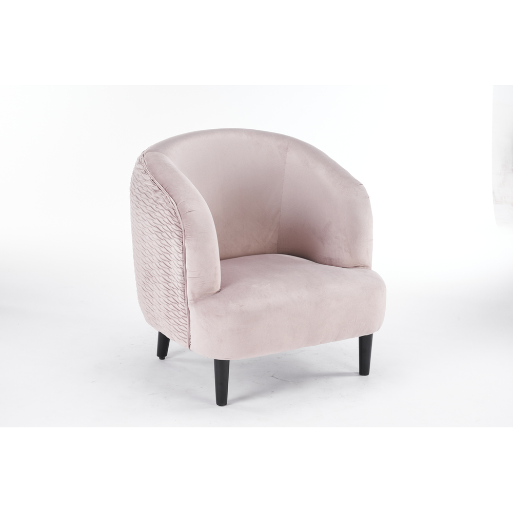 77CM GREY VELVET ARM CHAIR - Armchair from MSL
