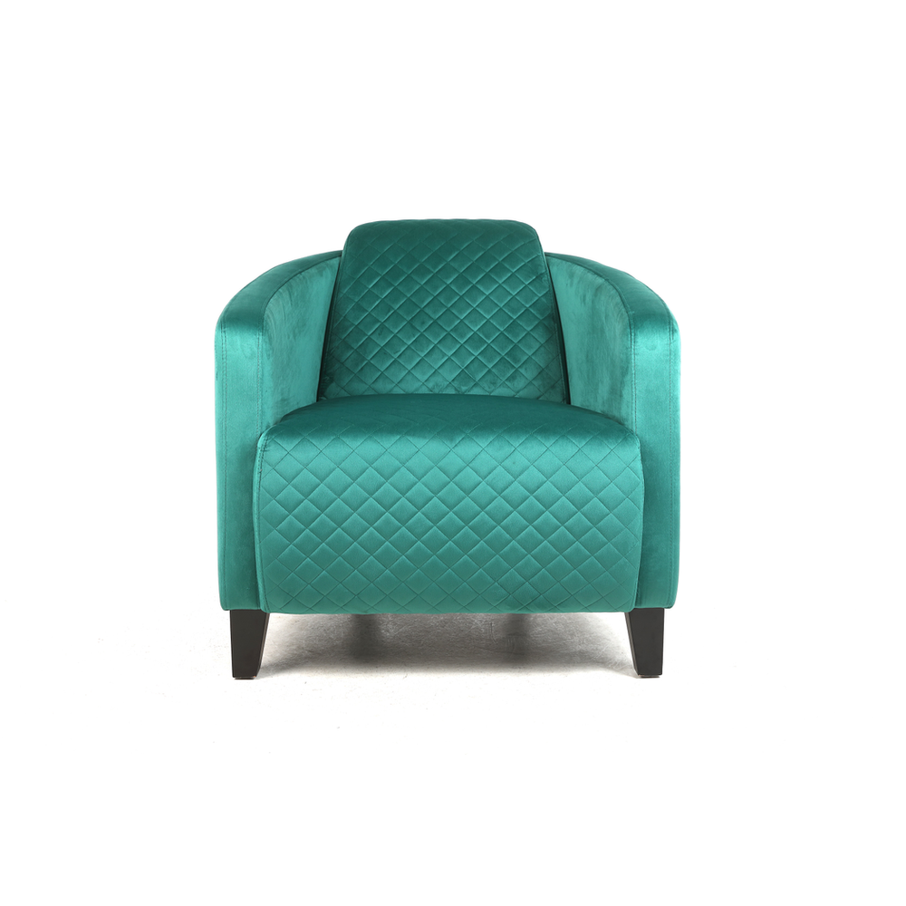 86CM SEAGRASS COLOUR VELVET ARMCHAIR - Armchair from MSL