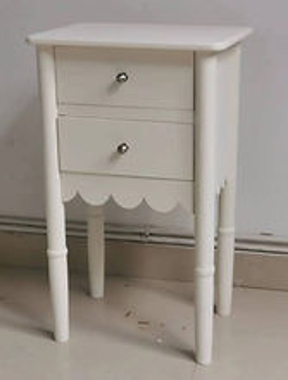 67cm 2 drawer bedside table - Bedside Table from MSL