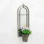 64CM WALL MIRROR WITH SINGLE PLANTER by MSL
