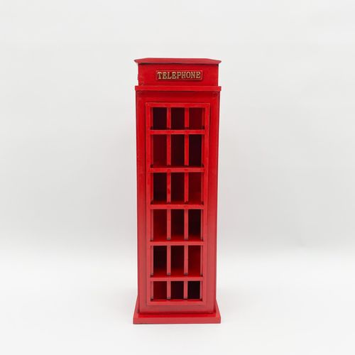 77CM TELEPHONE BOX WINE RACK - Wine Rack from MSL