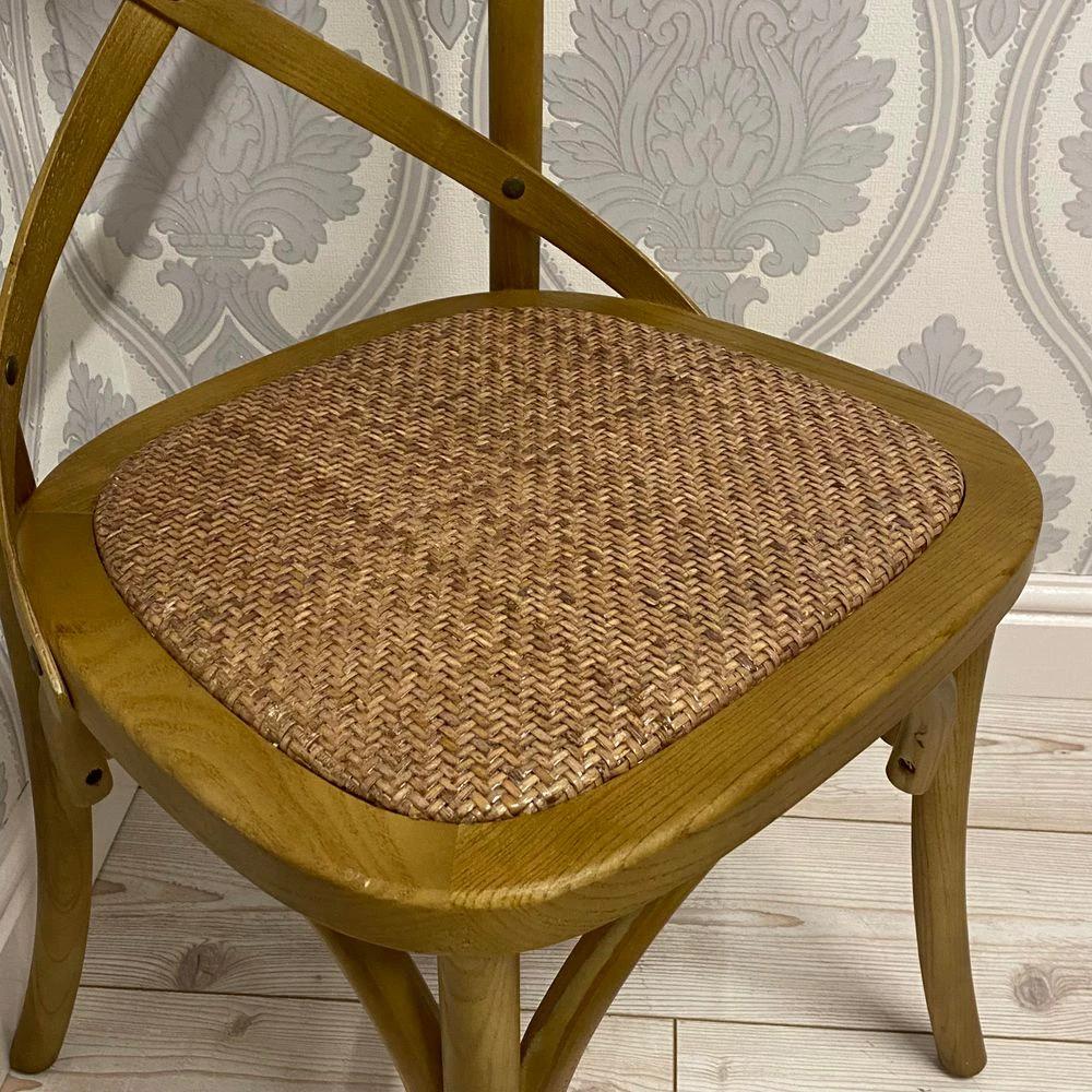 Natural French Cross Back Chair by MSL