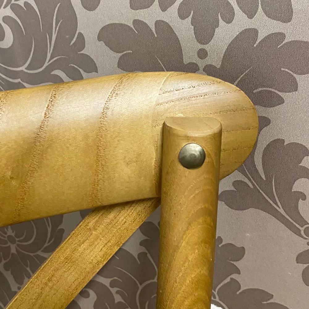 Natural French Cross Back Chair by MSL