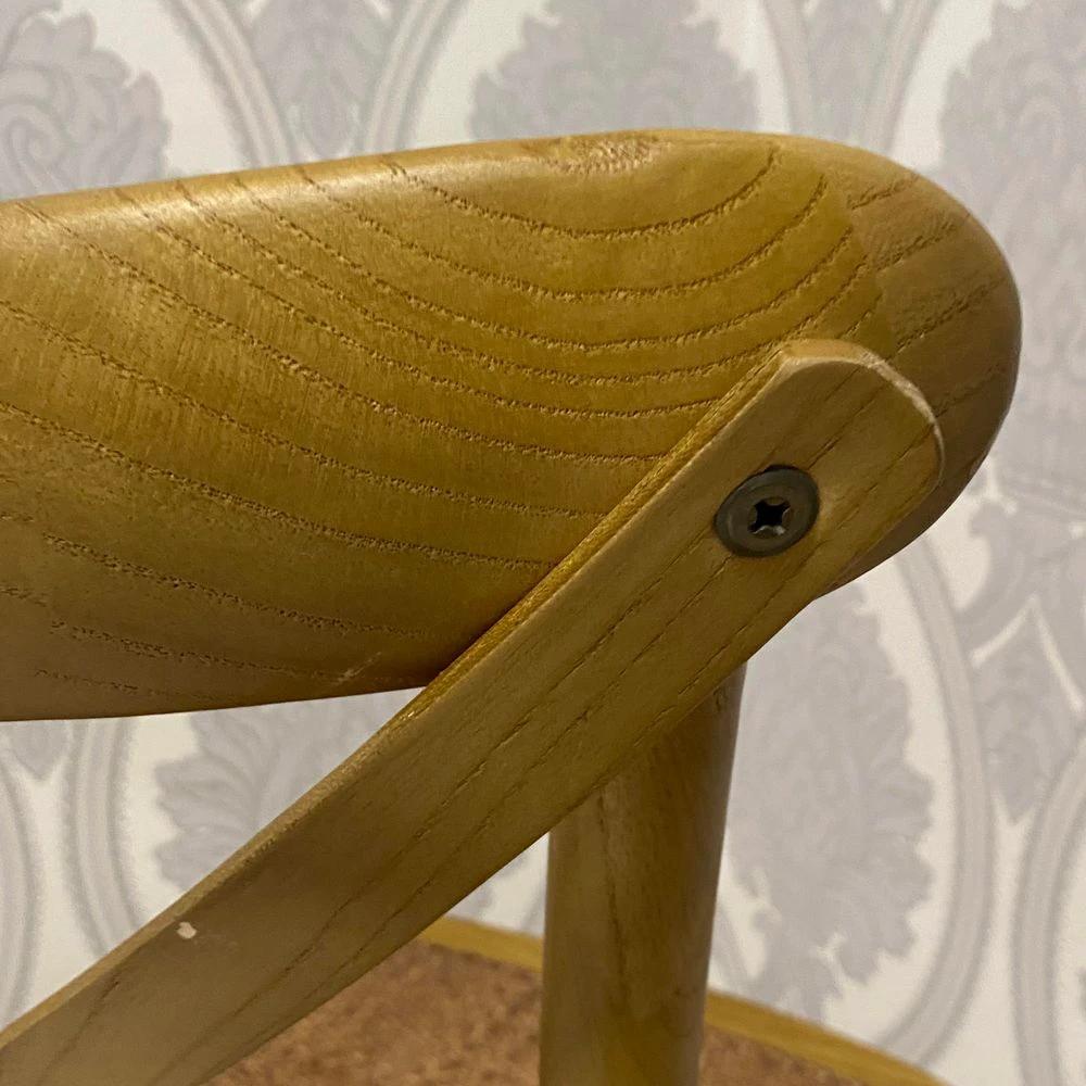 Natural French Cross Back Chair by MSL