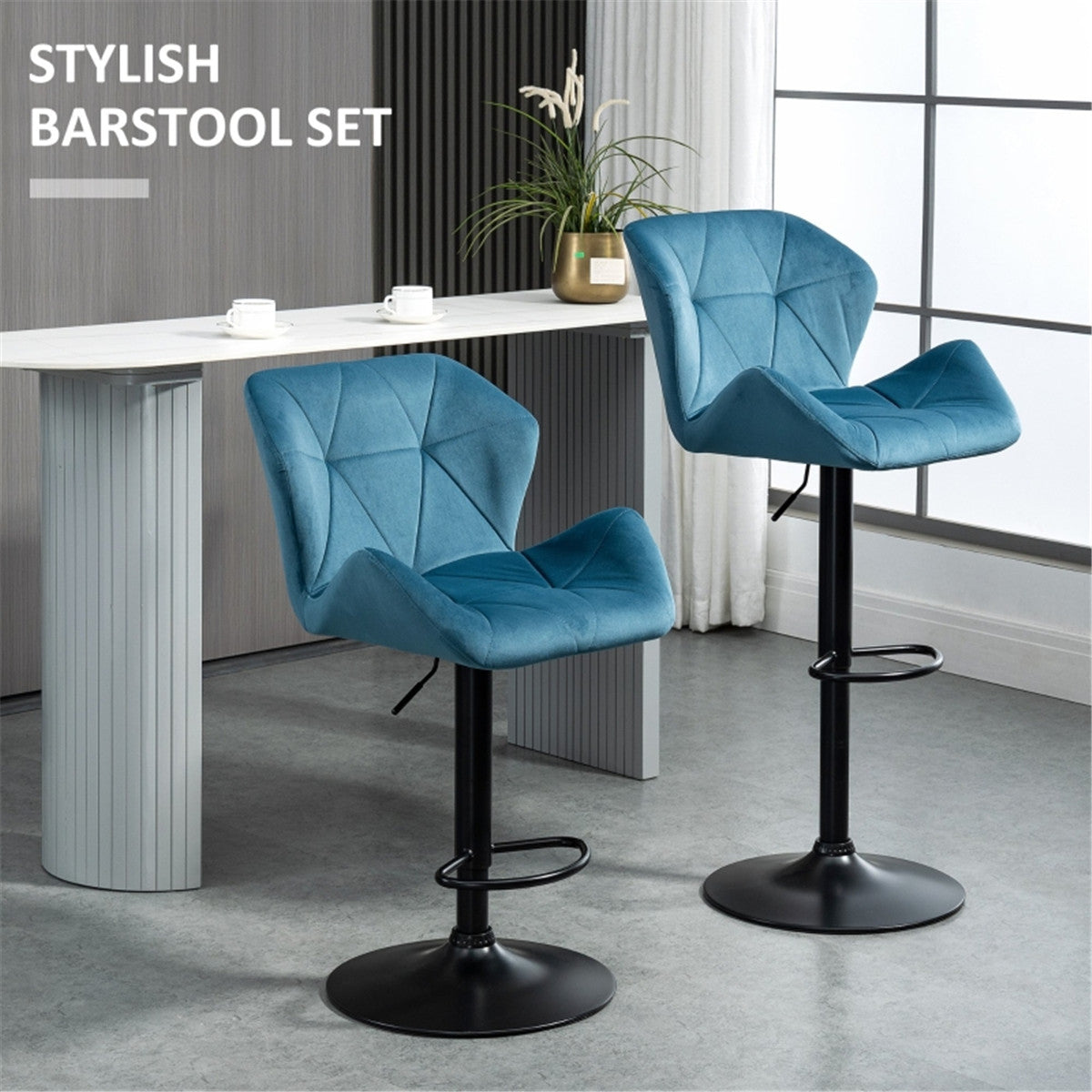 Bar Stools/Dining Chair/Office Chair Blue - Bar Stool from N/A