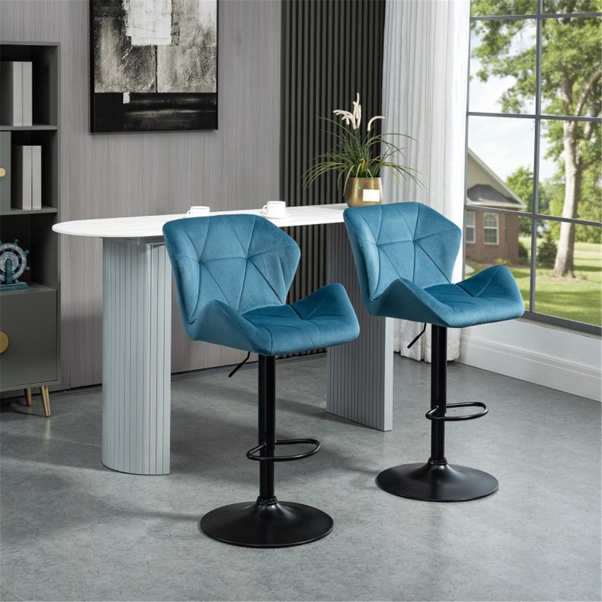 Bar Stools/Dining Chair/Office Chair Blue - Bar Stool from N/A
