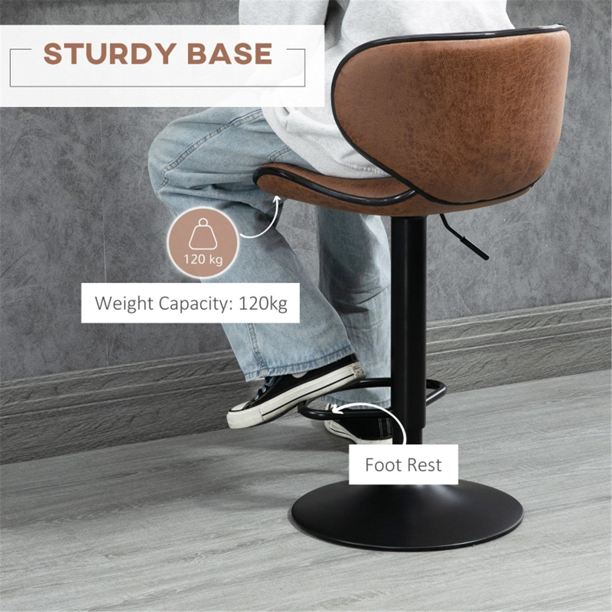 Bar Stools/Dining Chair/Office Chair Brown - Bar Stool from N/A