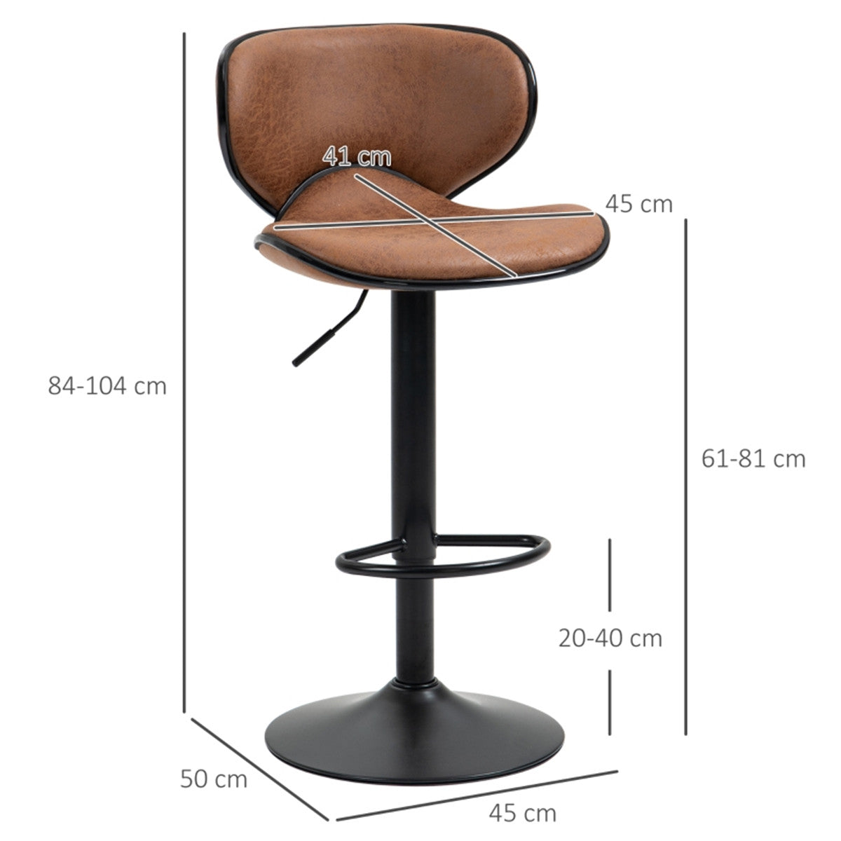 Bar Stools/Dining Chair/Office Chair Brown - Bar Stool from N/A