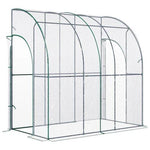 N/A Walk-In Lean to Wall Tunnel Greenhouse - Greenhouse