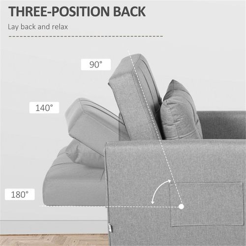 Sofa Chair /Single sofa bed Light Grey - Sofa Bed from N/A