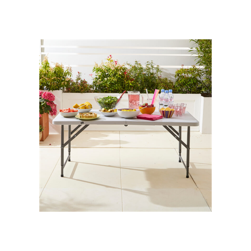 Neo Folding Picnic Table Portable 4FT Extendable Height - Picnic Tables from Neo