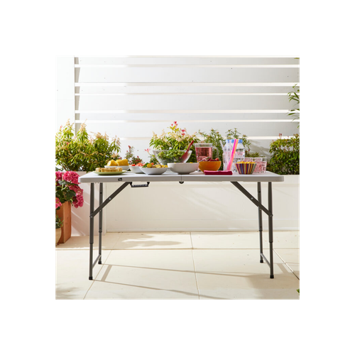 Neo Folding Picnic Table Portable 4FT Extendable Height - Picnic Tables from Neo