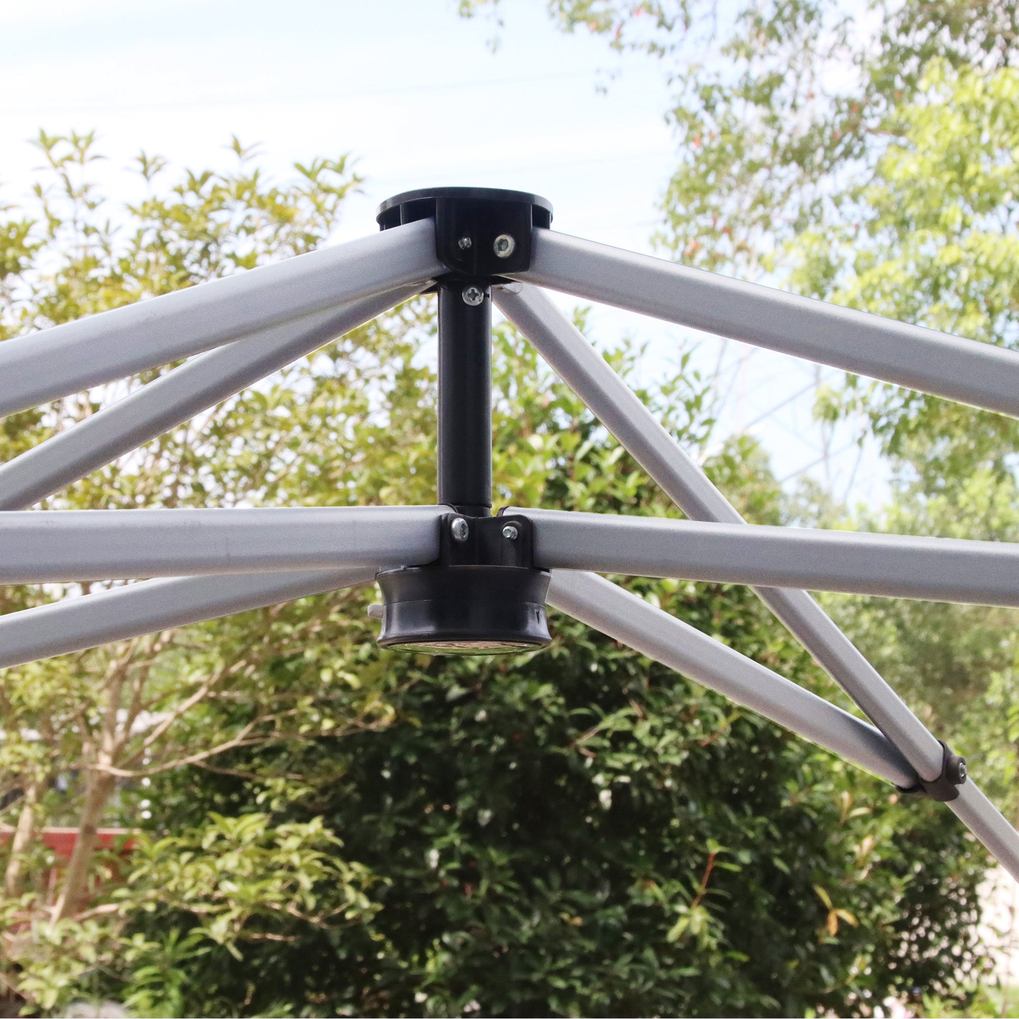 3x3M Pop Up Gazebo, Foldable Canopy Tent & Carry Bag with Wheels & 4 Legs - Home Symphony