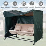 164cm Height Oxford Polyester Waterproof Swing Chair Cover Green - Cover from Outsunny