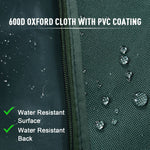 164cm Height Oxford Polyester Waterproof Swing Chair Cover Green - Cover from Outsunny