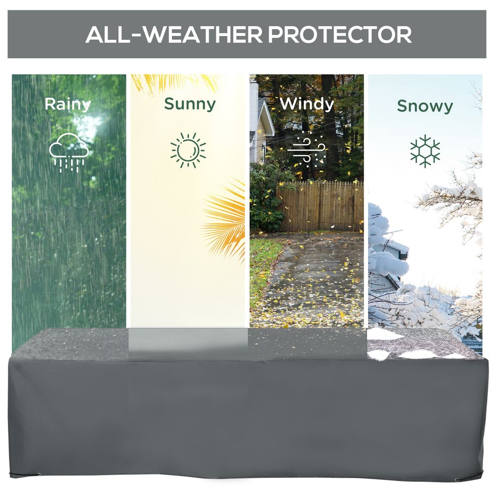200x73cm Garden Furniture Cover Water UV Resistant Oxford Fabric - Cover from Outsunny