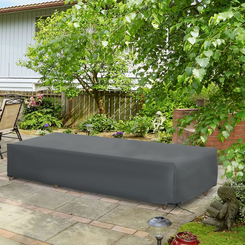 200x73cm Garden Furniture Cover Water UV Resistant Oxford Fabric - Cover from Outsunny