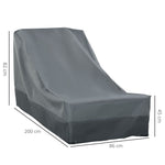 200x86cm Outdoor & Garden Furniture Table Chair Sofa Set Cover Water Resistant - Cover from Outsunny