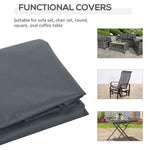 200x86cm Outdoor & Garden Furniture Table Chair Sofa Set Cover Water Resistant - Cover from Outsunny