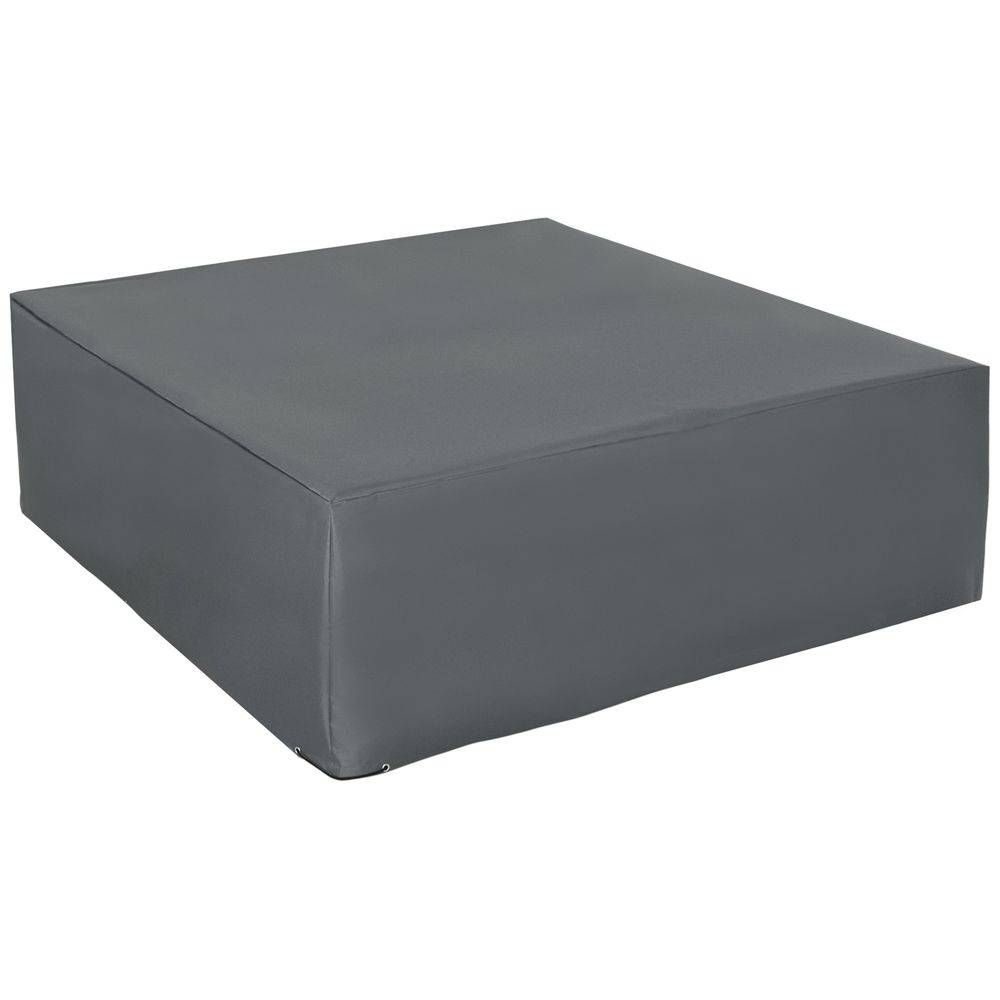 205x192cm Garden Furniture Cover Water UV Resistant Oxford Fabric Grey - Cover from Outsunny