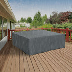 205x192cm Garden Furniture Cover Water UV Resistant Oxford Fabric Grey - Cover from Outsunny