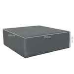 205x192cm Garden Furniture Cover Water UV Resistant Oxford Fabric Grey - Cover from Outsunny