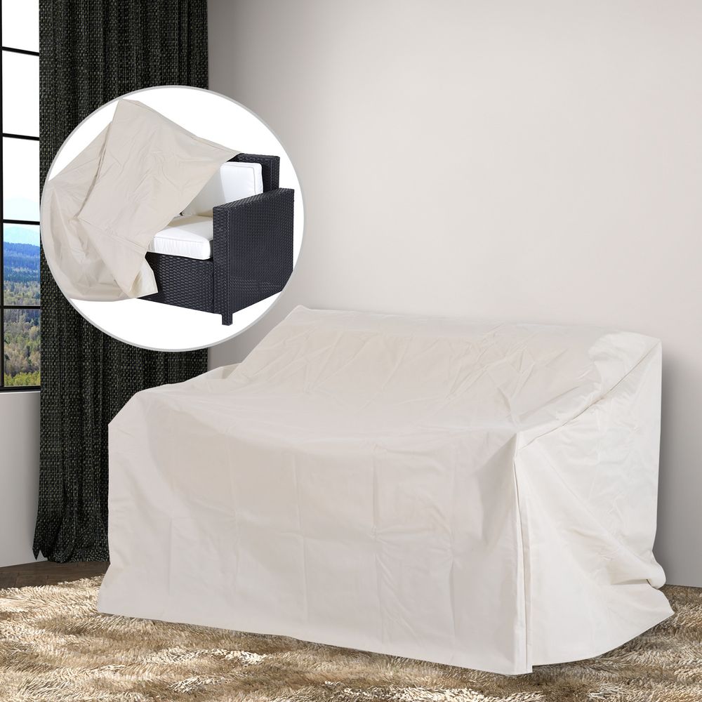 Outdoor Furniture Cover 2 Seater Waterproof Protection Wind Rain Dust - Cover from Outsunny