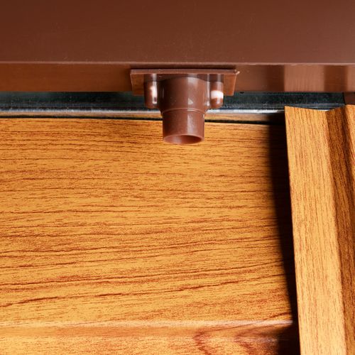 9.1x6.4ft Metal Garden Shed House Tool Storage & Foundation & Ventilation Brown - Garden Shed from Outsunny