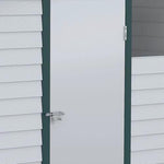 9'x6' Galvanized Metal Garden Shed Tool Storage Shed for Backyard Patio by Outsunny