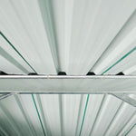 Outsunny 6.5x3.5ft Metal Garden Shed for Garden and Outdoor Storage, Green - Garden Shed from Outsunny