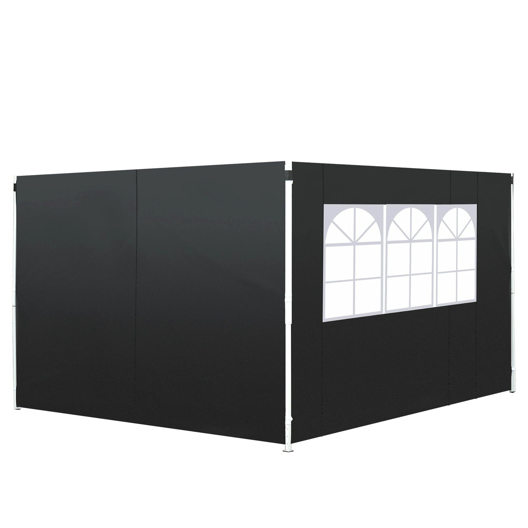 Outsunny 3m Gazebo Exchangeable Side Panel Panels W/ Window - Gazebos