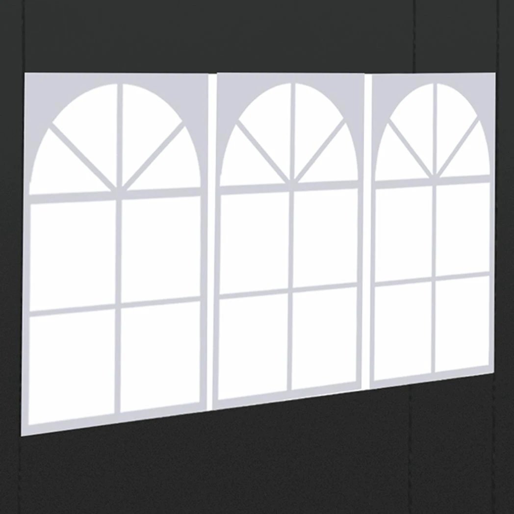 Outsunny 3m Gazebo Exchangeable Side Panel Panels W/ Window - Gazebos
