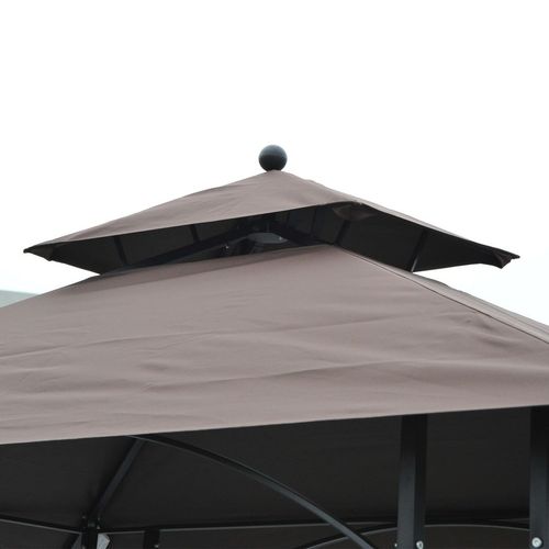 2.5x1.5m BBQ Tent Canopy Patio Outdoor Awning Gazebo Party Sun Shelter - Gazebos from Outsunny